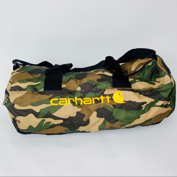 carhartt camo duffle bag